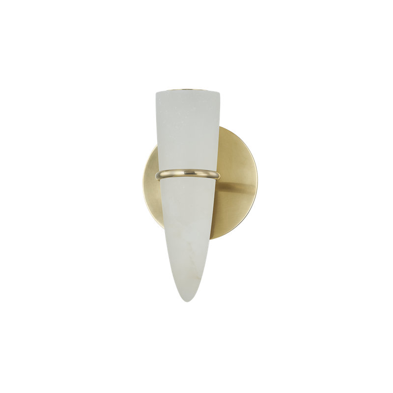 Lombardy Wall Sconce in Vintage Brass