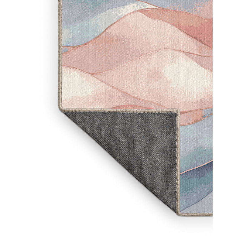 Soft Waters Rug, Square 3'