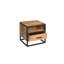 Cumby 45cm W Steel Bedside Table-237248874