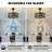 20" Vintage Distressed Crystal Ceiling Fan with Light Kit and Remote-966798150