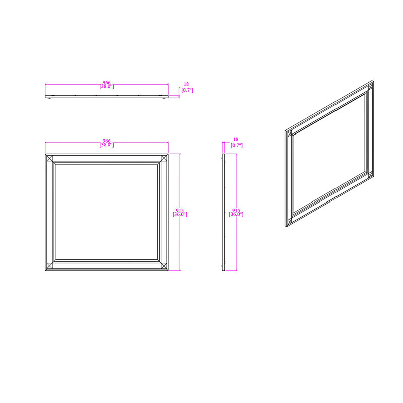 Miroir, Blanc