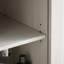 Commode moderne à cinq tiroirs avec portes de grange coulissantes