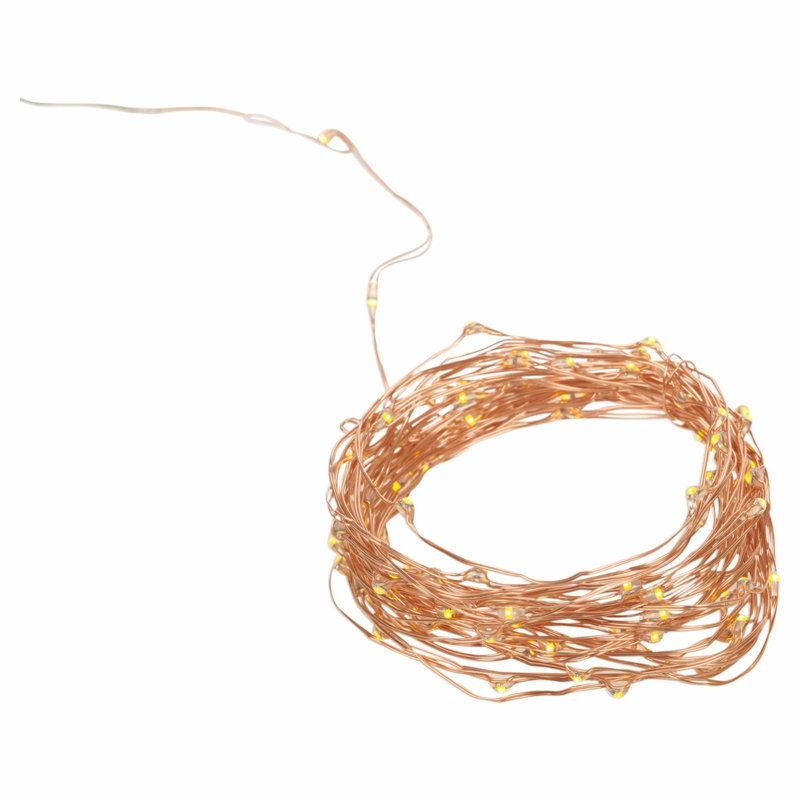 8.5cm LED Indoor / Outdoor String Lights, Copper