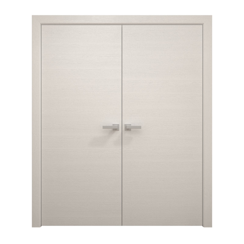 Portes doubles intérieures intérieures | Ego 5000 | Cadre de panneau intérieur en bois massif | Portes modernes pour placard