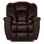 Fauteuil inclinable berçant en cuir Maverick-108531533-128717751