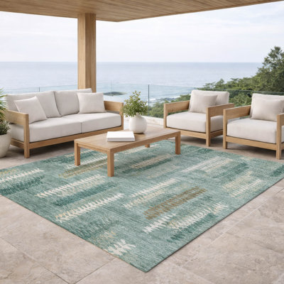 Machine Washable Indoor/Outdoor Chantille ACN2937 Modern Rug