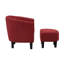 Fauteuil demi-tonneau avec repose-pieds Anges-1616579768