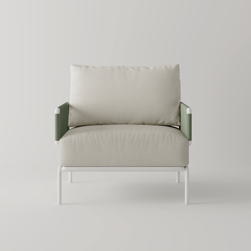 Chaise d'extérieur en aluminium Sylva