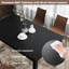 Table de salle à manger rectangulaire pour petit espace, coin repas, appartement, salon, salle à manger