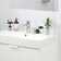 Mason Jars Soap Dispenser Toothbrush Cotton Swab Holder Bathroom Accessory Set