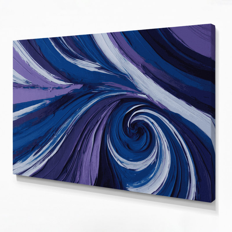 Art mural sur toile Lyrical Abstraction 66, H 11 po x l 14 po