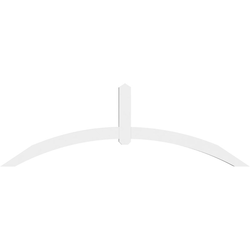 Support pour pignon en PVC Archdale, H 28 po x l 84 po (pas: 8/12), P 4 po x F 4 po