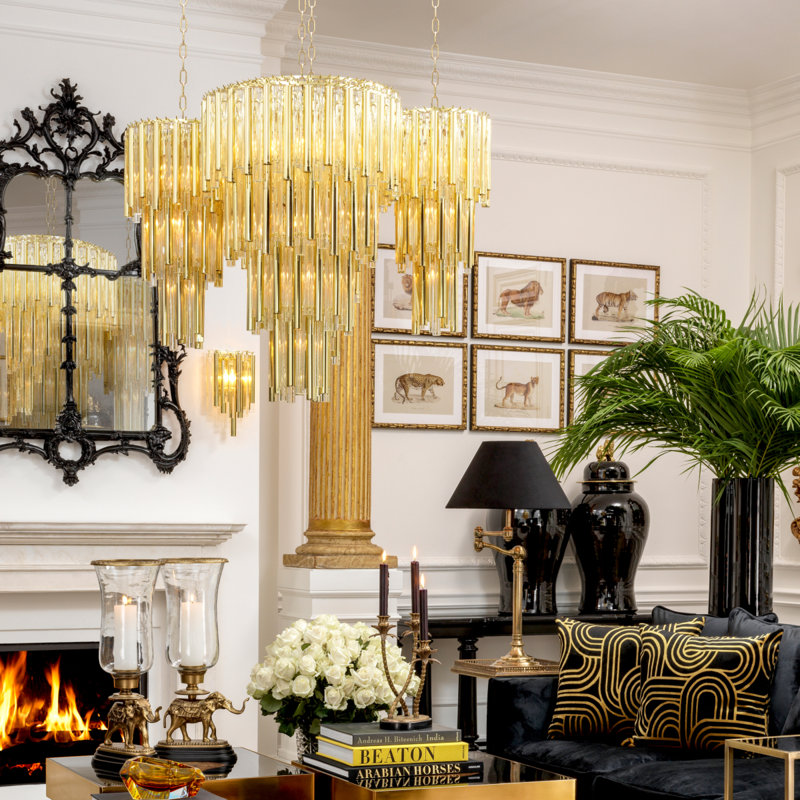 Gigi 7 - Light Chandelier, Gold