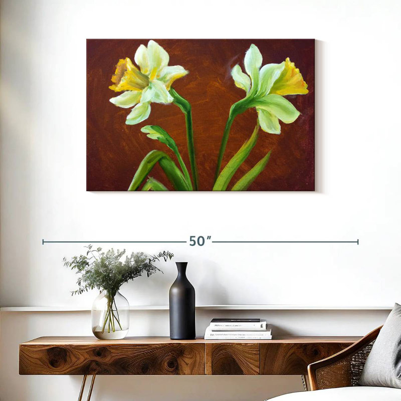 Peinture Harnek Narcissus, H 24 po x l 36 po