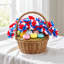 Pot de fleurs en soie-1087967480