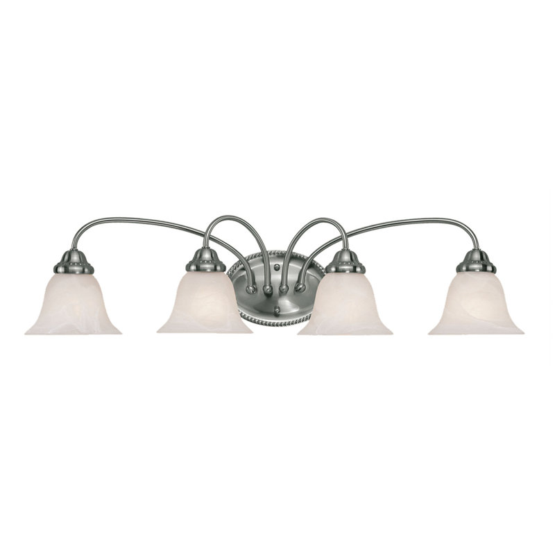 Bromwich 4 - Light Dimmable Vanity Light, Satin Nickel