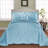 4 Piece Quilted Satin Bedspread Set-868318637-826307613