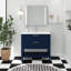 Meuble-lavabo simple 36 po avec plateau Anastajia-404009704
