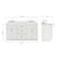 Meuble-lavabo double autoportant 66 po avec plateau en quartz Abell-138335848-94003775
