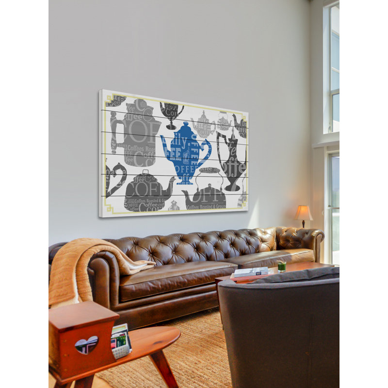 " Coffee 5 " by Marmont Hill, 24" H x 36" W