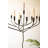 Kalalou Large Forged-iron Taper Candelabra