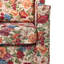 Upholstered Cotton Blend Swivel Armchair-1160699440