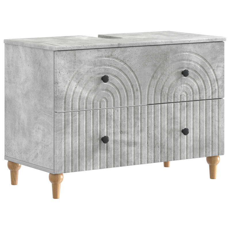 Bathroom Storage, Concrete Grey