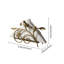 Porte-serviette Songbird, support de serviette de comptoir décoratif autoportant pour table de cuisine, distributeur de serviettes de table en fer doré antique pour le dîner et l'utilisation quotidienne