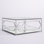 Table basse carrée Pangea Home Edward - 4 pieds moderne / Glam