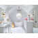 Nala Five-Light Convertible Chandelier w/ Multi-Faceted Optic Crystal Glass