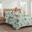 Ensemble de housse de couette 100% coton avec fermeture à glissière et 8 attaches d'angle, housse de couette rose grand arc-131348632-131976669