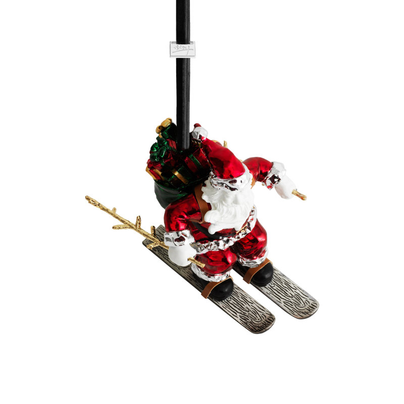 5'' Handmade Metal Christmas Hanging Figurine Ornament