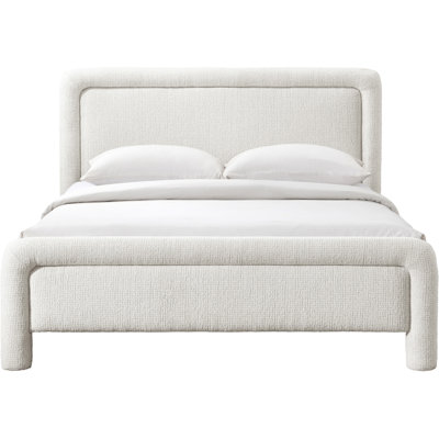Terrey Fabric With Interwoven Chenille Upholstered Bed