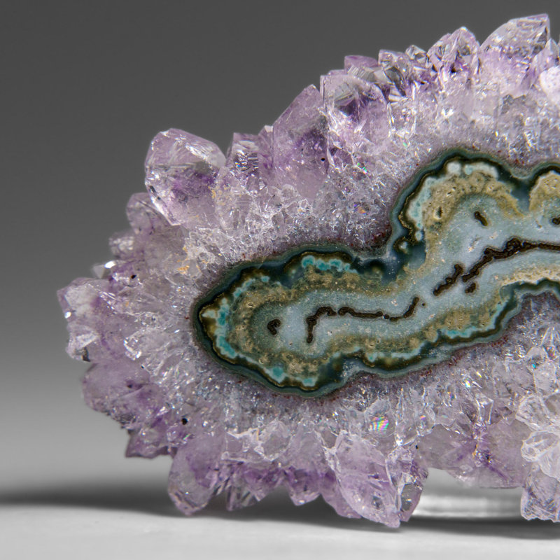 Amethyst Stalactite Slice From Uruguay (58 Grams)
