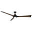 72" Woody 3 - Blade Outdoor Smart Propeller Ceiling Fan with Light Kit Included-48482666-100708472-100708471
