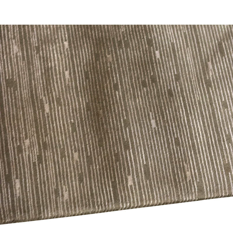 Hand Knotted Area Rug in Gold