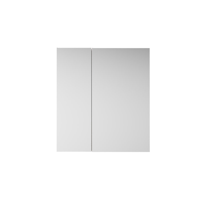Armoire à pharmacie encastrée ou murale en aluminium de 81 cm x 91 cm avec étagères en verre ajustables, pour salle de bain