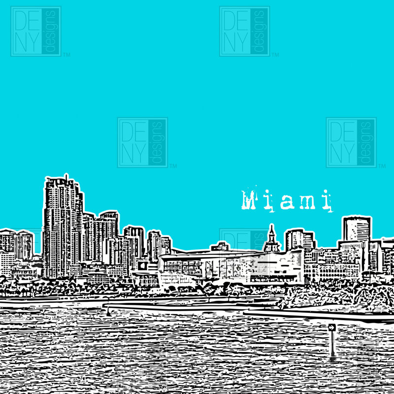 Rideau de douche simple miami Bird Ave, Bleu sarcelle