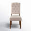 Chaise parsons capitonnée Bianca-1072565539