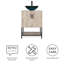 Ensemble de meuble-lavabo simple 24 po Tyeishia-1347083357