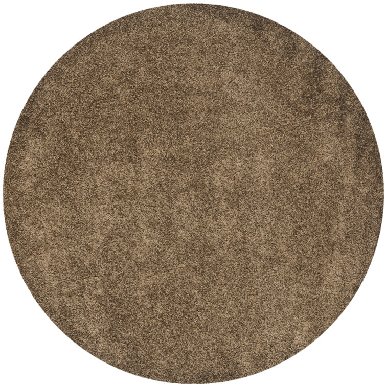 Assar Handmade Tufted Light Brown Area Rug 
