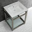 Lavabo de salle de bain rectangulaire en céramique avec trop-plein Quadras-49610564-49617703