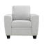 Fauteuil d'appoint de style transitionnel avec accoudoirs fuselés 1 pièce-1924639171