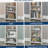 5-Shelf Bookcase With Adjustable Shelves And Cord Management, Space-Saving White Storage Solution For Home Or Office.-1462349589