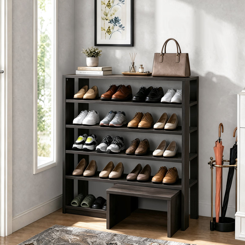 16 Pair Shoe Rack
