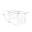 Brown Rectangular Solid Wood Dining Table-1171742625-1171742652