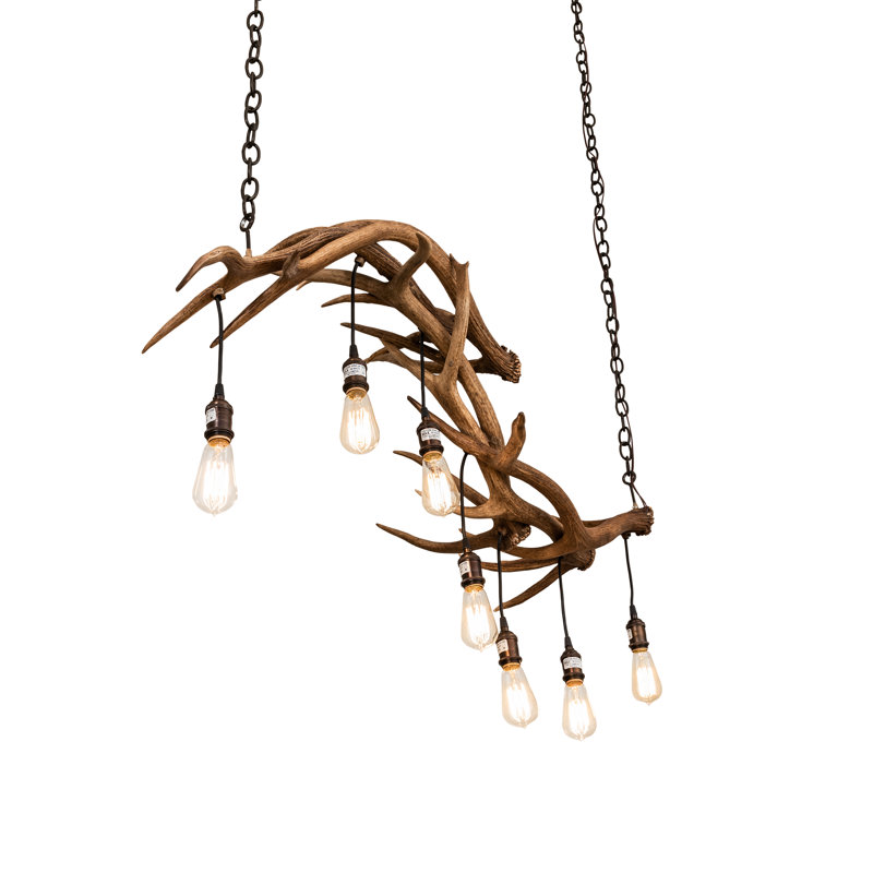 Rustic Lodge 7 - Light Chandelier