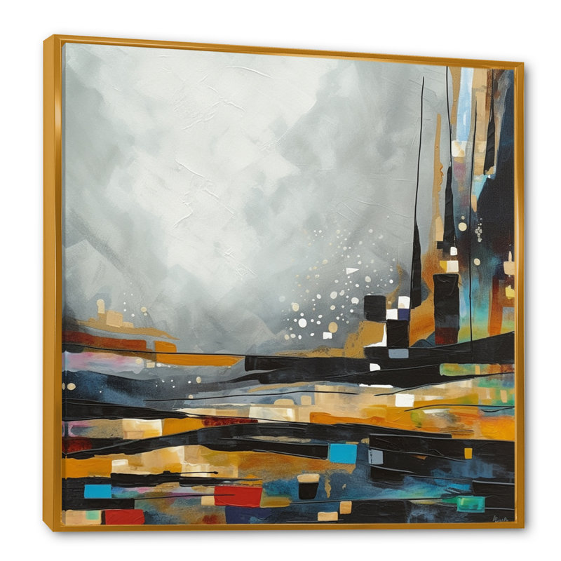 «Beyond Nature I», reproduction d'art sur toile, H 24 po x l 24 po x P 1 po, Cadre flottant doré