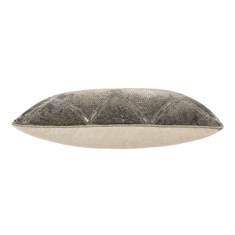 Akai Linen Square Pillow Cover & Insert, Brown