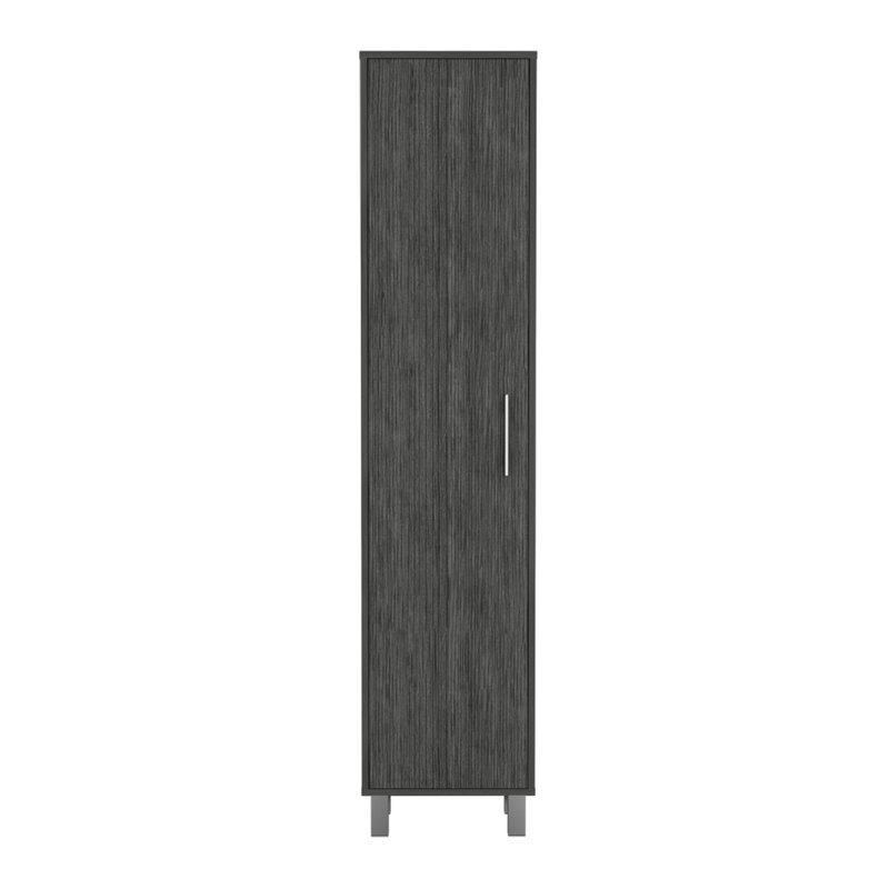 Armoire de rangement Buccan, Chêne fumé